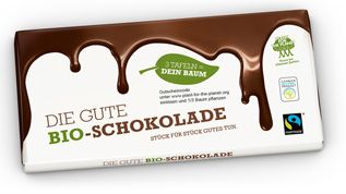 die gute Bio-Schokolade von Plant for the Planet